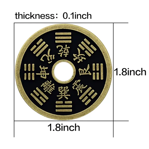 Chinese Lucky Coins Feng Shui Bagua Medallions